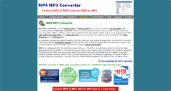 Desktop Screenshot of mp4-mp3.net